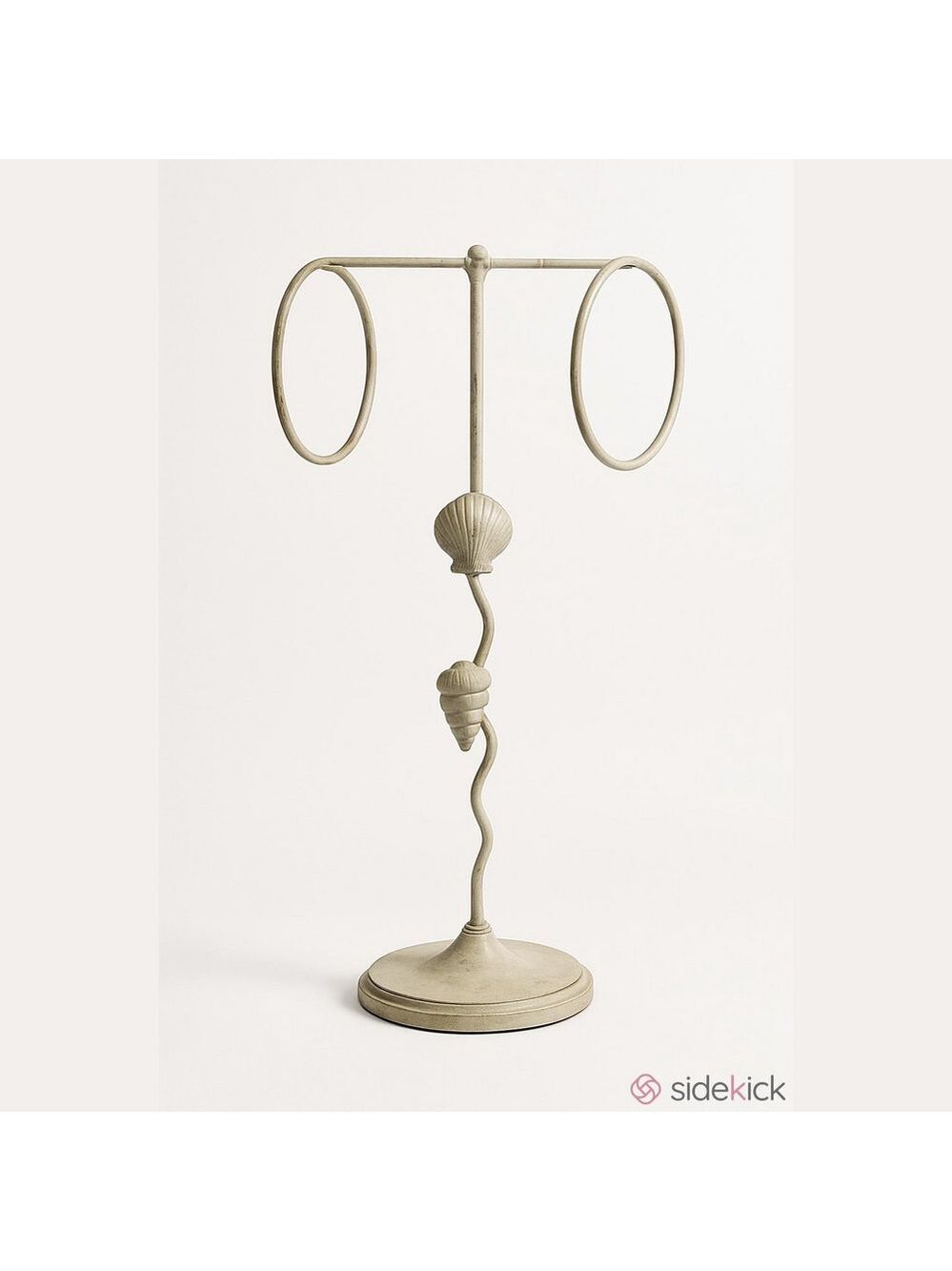 Vintage Sea Shell Towel Holder
